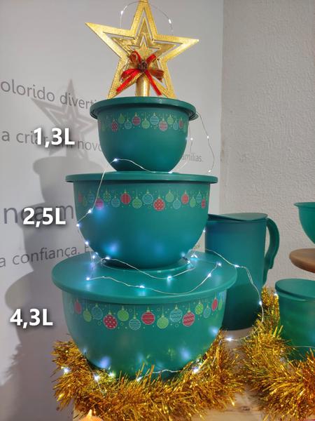 Imagem de Tupperware Tigela Murano 1,3 Litros Pote Armazenar e Servir