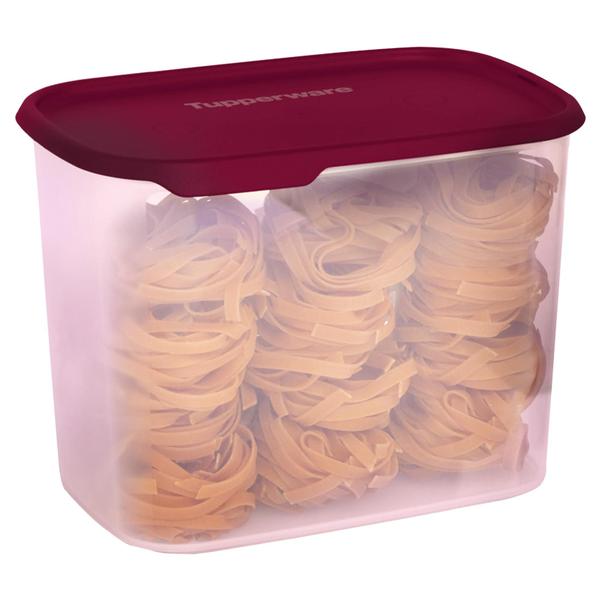 Imagem de Tupperware Toque + Touch Fresh Retangular 4,4 Litros Marsala Translúcido