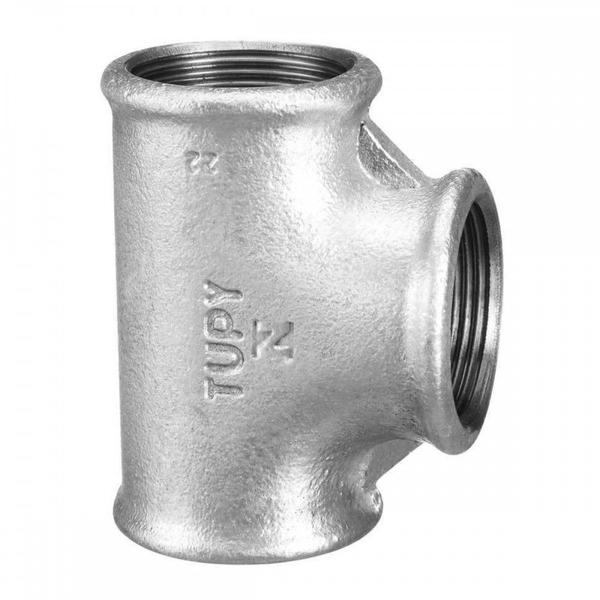 Imagem de Tupy Tee Ferro Galvanizado I 2.1/2X2.1/2  124401133