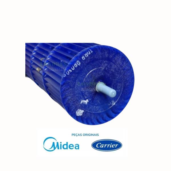 Imagem de Turbina Hélice Ventilador Da Evaporadora Springer Midea 12000 btu 12100102000044 Original