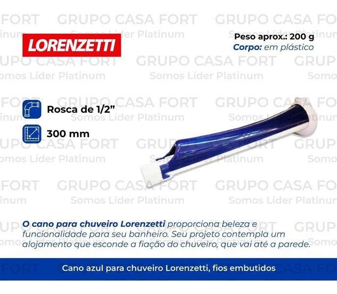 Imagem de Turbo Azul Para Chuveiro Lorenzetti Fios Embutidos 