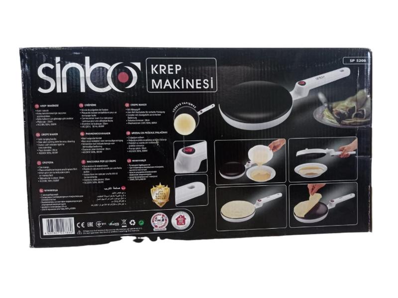 TURBO OFERTA Panquequeira Elétrica Tapioqueira Crepioca Omeleteira 220v - Sinbo Imagem de TURBO OFERTA Panquequeira Elétrica Tapioqueira Crepioca Omeleteira 220v