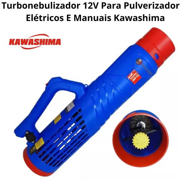 Imagem de Turbonebulizador 12V Para Pulverizadores Elétricos E Manuais Kawashima