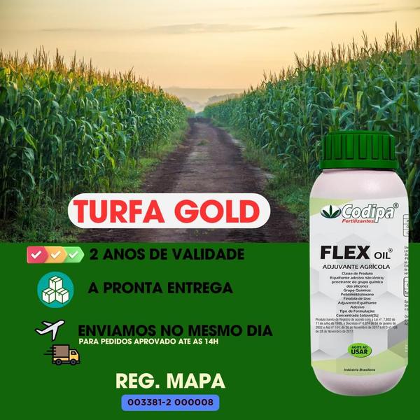 Imagem de Turfa Gold Líquida Fertilizante Adubo Via Solo 1 Litro - Codipa