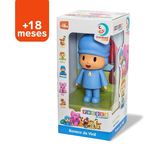 Imagem de Turma do Pocoyo Boneco de Vinil Pocoyo Oficial Cardoso Toys