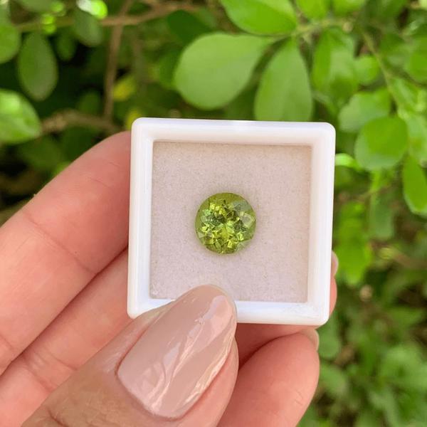 Imagem de Turmalina Verde Brilhante ø8,9mm 2,91ct