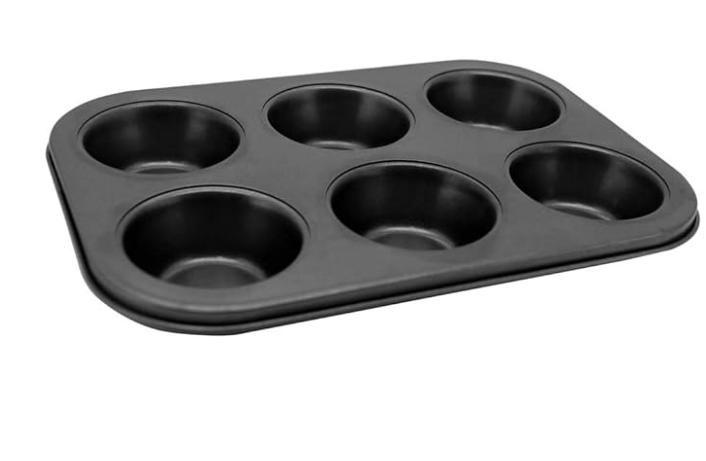 Imagem de Tuut Linha Utilidade Forma para 6 Cupcake e Muffins Antiaderente 27cm - 75ml em Aço Carbono.