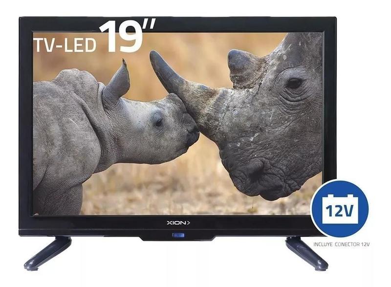 Imagem de Tv 12 Volt Led Hd 19 Com Plug 12V Van Carro Caminhão Monitor