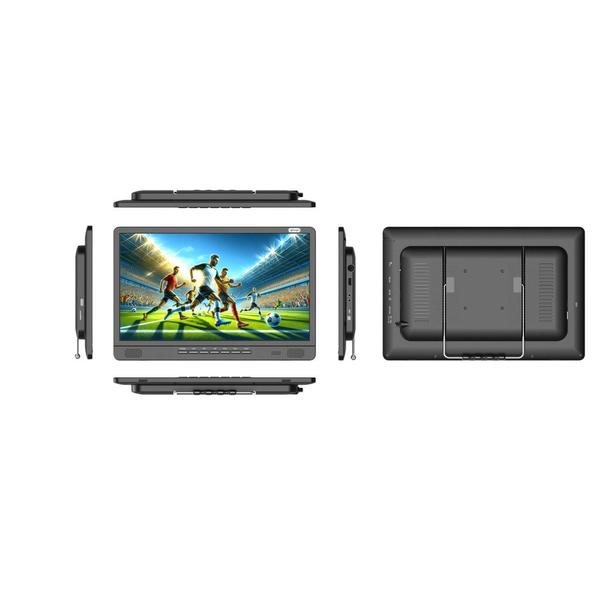 TV Portátil LCD 17,3 Android com Bateria Recarregável Monitor HDMI