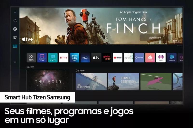 Imagem de Tv samsung smart 65 lh65bechvgg 4k uhd tizen, wifi, hdmi, usb, bluetoooth