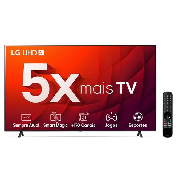 Imagem de TV Smart 70 Polegadas LG 4K UHD, LED, UR8750PSA