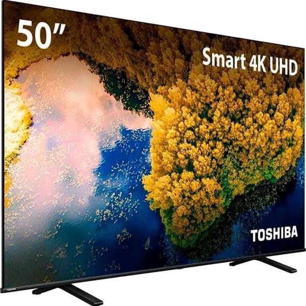 Imagem de TV Smart LED Toshiba 50C350LS 50" 4K Ultra HD Wifi - Preto