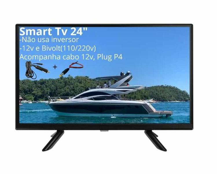 Imagem de Tv Smart Philco 24" Caminhão Van Carreta Carro Trailer 12V Nativa 