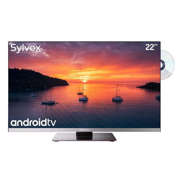 Imagem de TV SYLVOX 22" Smart 12V FHD 1080P com leitor de DVD à prova de umidade