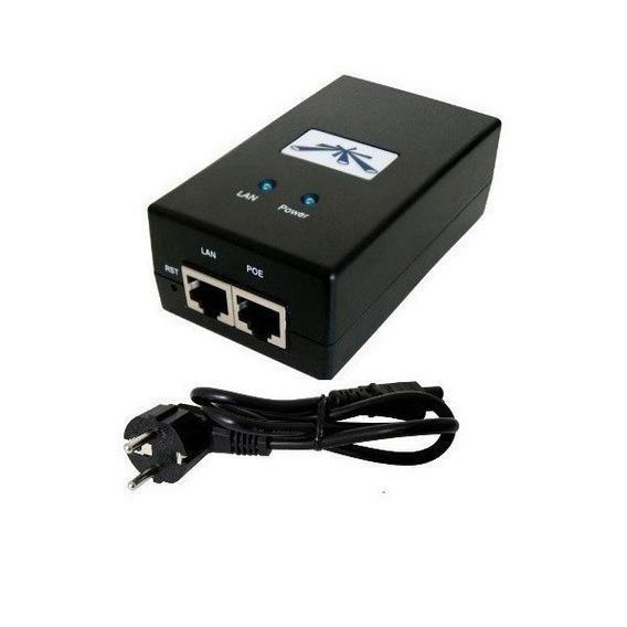 Ubnt Poe-48-24W-G Poe Injector 48Vdc 24W 0.5Amp Fonte - Ubiquiti Imagem de Ubnt Poe-48-24W-G Poe Injector 48Vdc 24W 0.5Amp Fonte