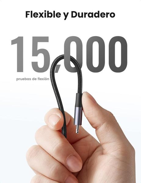 Ugreen Cabo Usb C Pd 20W Tipo-C Rápido C94 (Mfi) 2M (Preto) Imagem de Ugreen Cabo Usb C Pd 20W Tipo-C Rápido C94 (Mfi) 2M (Preto)