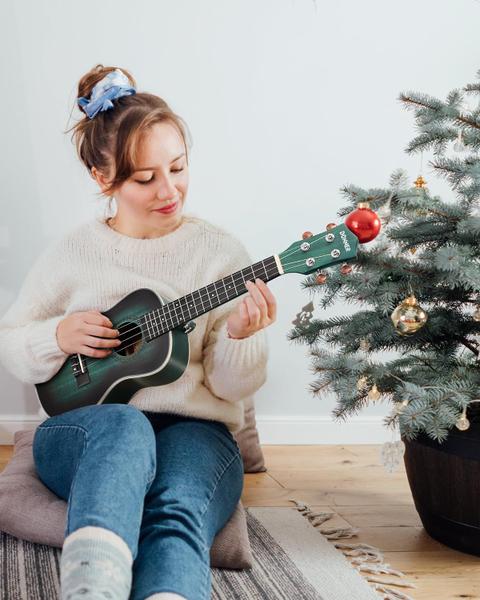 Imagem de Ukulele Concert Donner DUC-200B Mahogany de 23 polegadas com pacote