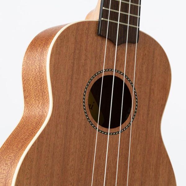 Imagem de Ukulele kalani soprano 21 kayke series natural sapele kal 300 ss com capa (15417)