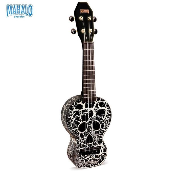 Imagem de Ukulele mahalo soprano - skull head - brilha no escuro