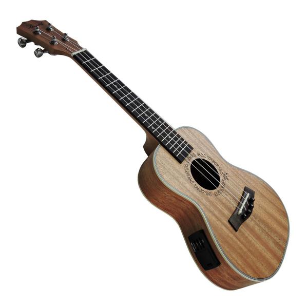 Imagem de Ukulele modelo Concert Barth Guitars - Eletro-Acústico c/ Captação + Afinador Aroma! Pronta Entrega!