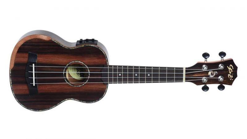 Imagem de Ukulele Seizi Bora-Bora Plus Soprano Elétrico Ebony 10360196