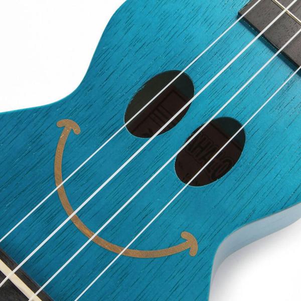 Imagem de Ukulele Soprano Acústico Mahalo Série Smile Azul+ Bag