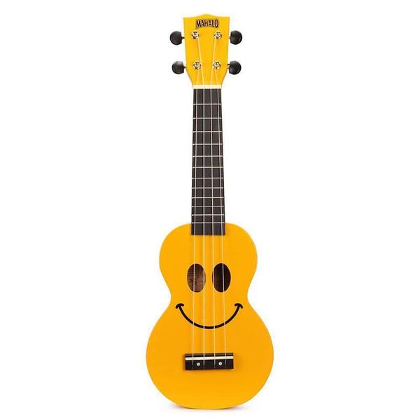 Ukulele Soprano Acústico Mahalo Série U-Smile Amarelo + Capa Imagem de Ukulele Soprano Acústico Mahalo Série U-Smile Amarelo + Capa