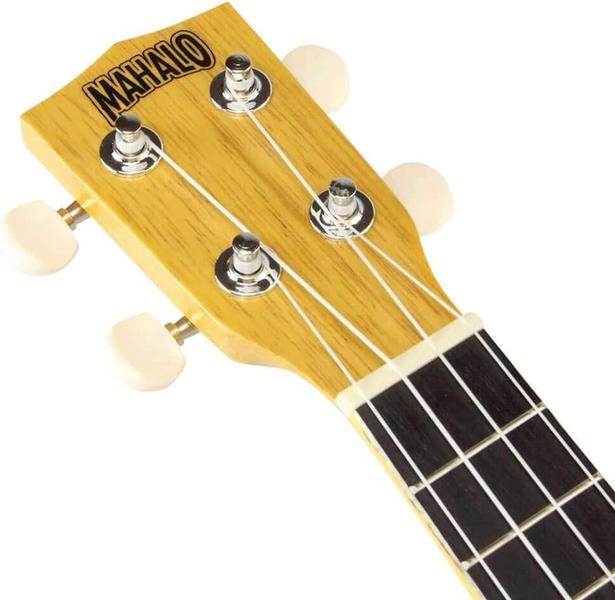 Ukulele Soprano Acústico Mahalo Série U-Smile Amarelo + Capa Imagem de Ukulele Soprano Acústico Mahalo Série U-Smile Amarelo + Capa