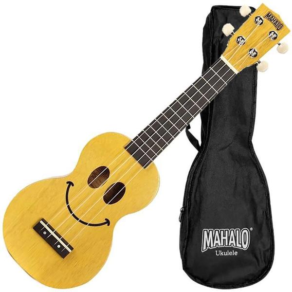 Imagem de Ukulele Soprano Acústico Mahalo Série U-Smile Amarelo + Capa