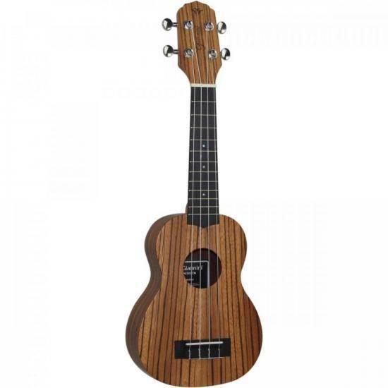 Imagem de Ukulele Soprano Acústico Zebra Natural Giannini