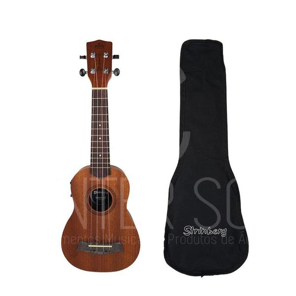 Imagem de Ukulele Soprano Elétrico Strinberg UK06SE - Mahogany Fosco