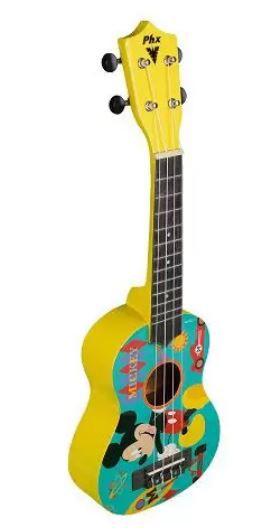 Imagem de Ukulele Soprano Mickey PHX  Amarelo