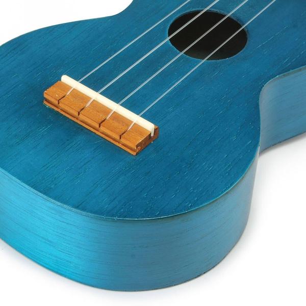 Imagem de Ukulele soprano série kahiko - azul transparente - com capa