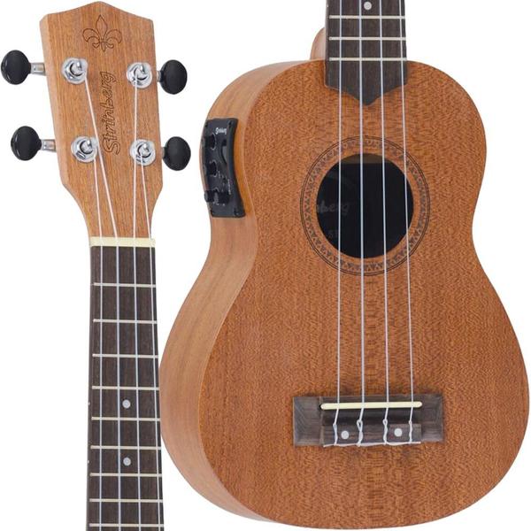 Imagem de Ukulele Strinberg UK06SE MGS Soprano Elétrico Afinador Capa