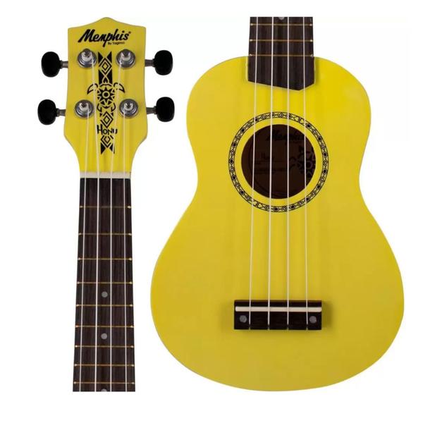 Imagem de Ukulele Tagima Soprano Honu Neon Yellow