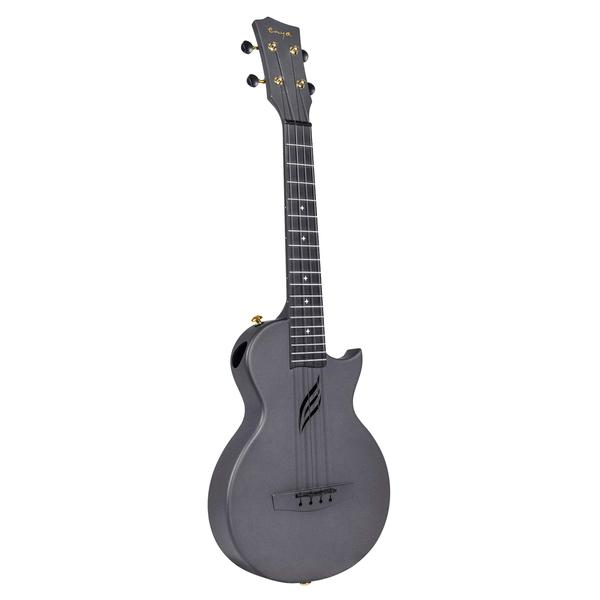 Ukulele Tenor Seizi Nova U Black Fibra De Carbono Acústico Imagem de Ukulele Tenor Seizi Nova U Black Fibra De Carbono Acústico