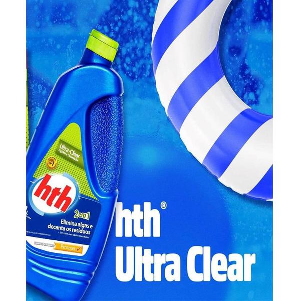 Imagem de Ultra Clear maxfloc Refil 1Litro HTH Prevenção de Algas