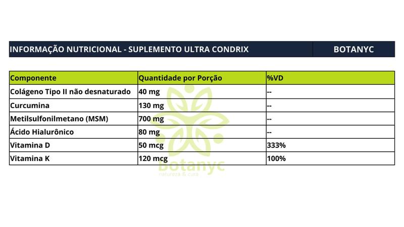 Imagem de ULTRA CONDRIX FLEX mobilidade articular 30 CAPS - Flora Nativa