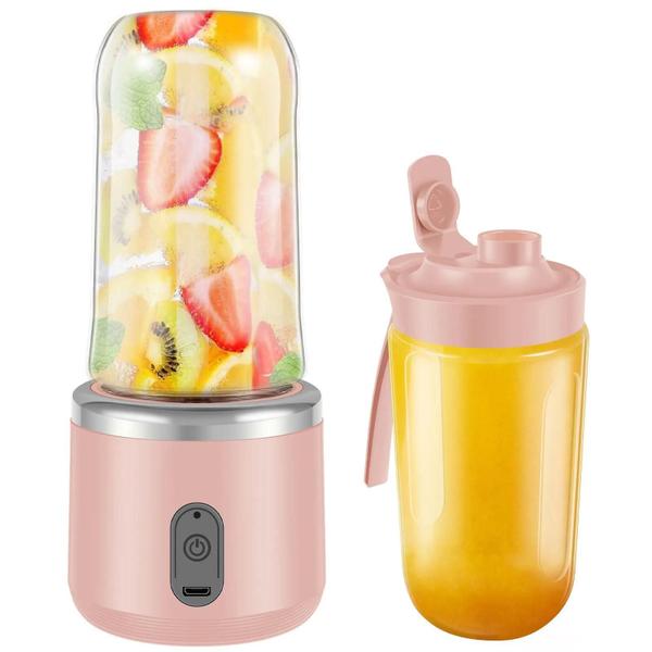 Ultra Liquidificador Mini Mix Portátil 2 Copos 400Ml Whey - Sweet Home Imagem de Ultra Liquidificador Mini Mix Portátil 2 Copos 400Ml Whey