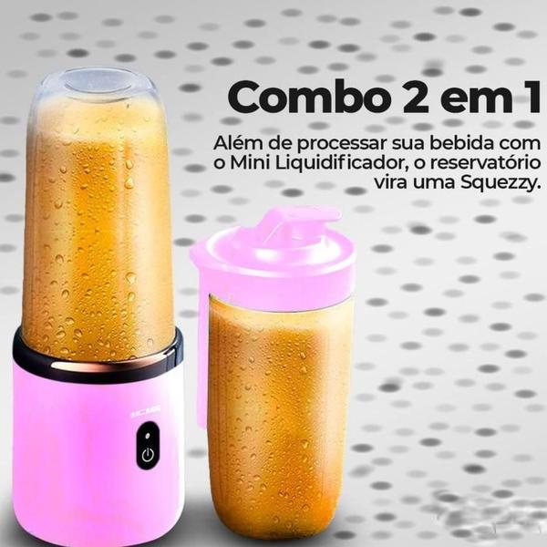 Ultra Liquidificador Mini Portátil Suco Alimentos Misturador - Sweet Home Imagem de Ultra Liquidificador Mini Portátil Suco Alimentos Misturador