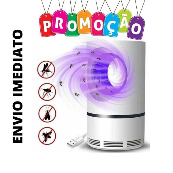 Imagem de Ultra Luminária Uv Mosquito E Pernilongo Com Usb Led Violeta