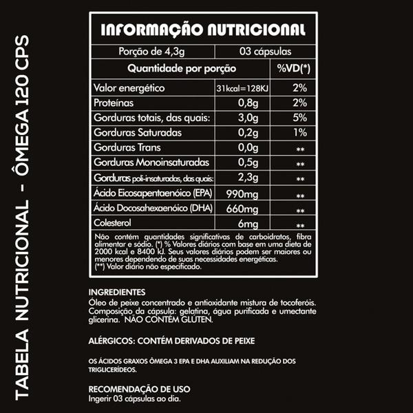 Imagem de Ultra Ômega-3 1000mg 2x120 cáps - Rico Em Epa 990mg Dha 660mg - Alisson Nutrition