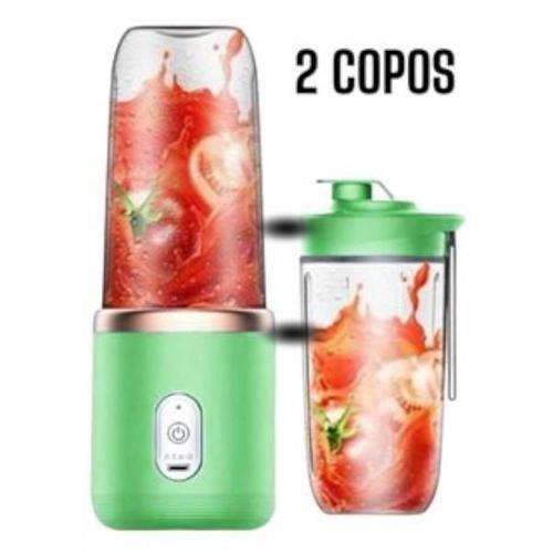 Ultra Processador mini Liquidificador Portátil 2 Copos 400ml - SWEET HOME Imagem de Ultra Processador mini Liquidificador Portátil 2 Copos 400ml
