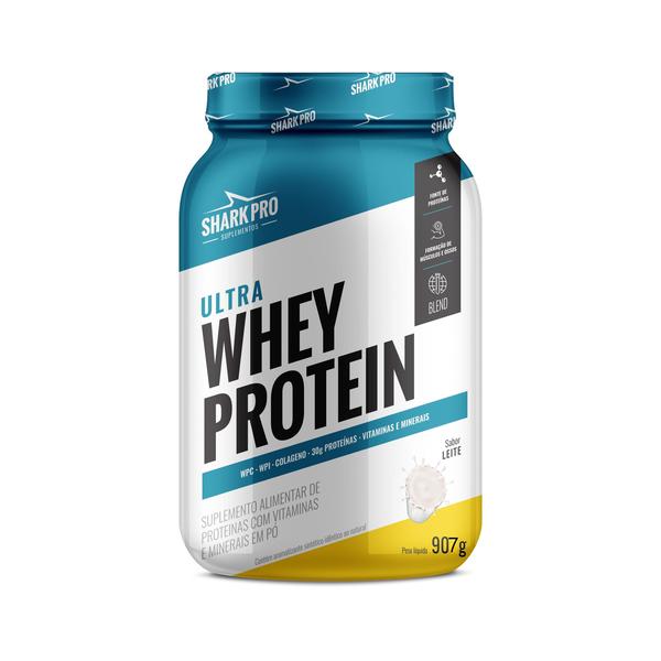 Imagem de Ultra Whey Protein Sabor Leite 907g Shark Pro