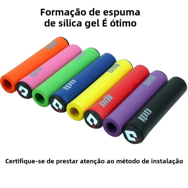 Imagem de Ultraleve Antiderrapante Odi Mtb Mountain Bike Dobrável Punhos Para Guidão De Bicicleta Com Plugue