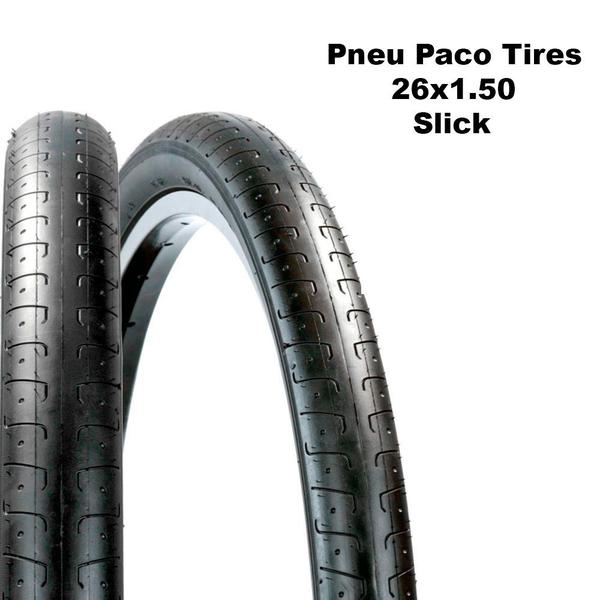 Imagem de Um Pneu Aro 26 Road Paco Slick 26x1.50