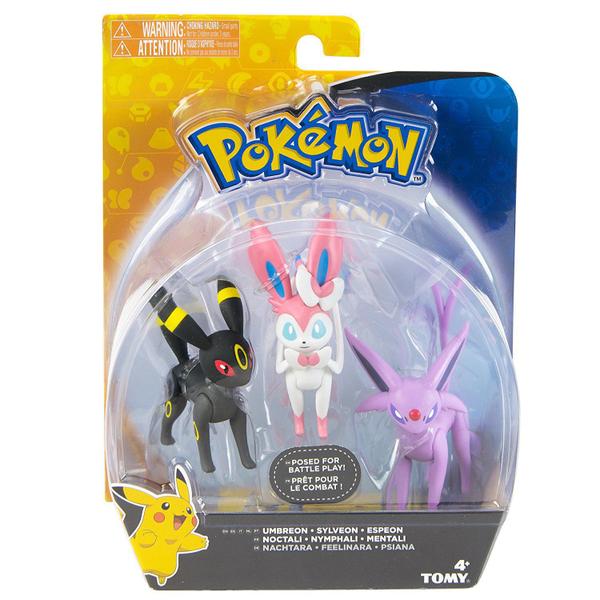 Imagem de Umbreon, Sylveon & Espeon Pokémon Figuras De Ação com 6cm Pokémon Nintendo Tomy T19131 SUNNY 1966