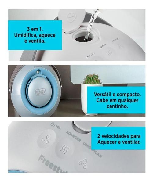 Imagem de Umidificador Aquecedor E Ventilador Black Decker Aup4 - 220v