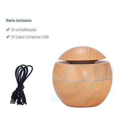 Imagem de Umidificador Aromatizador de Ar Ambiente difusor Led Bolinha