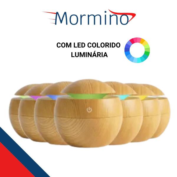 Imagem de  Umidificador Aromatizador LED Colorido 130ml